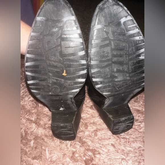 Stuart Weitzman Steadydate Black Heeled Ankle Boots with Sleek Design 6 - Picture 9 of 12